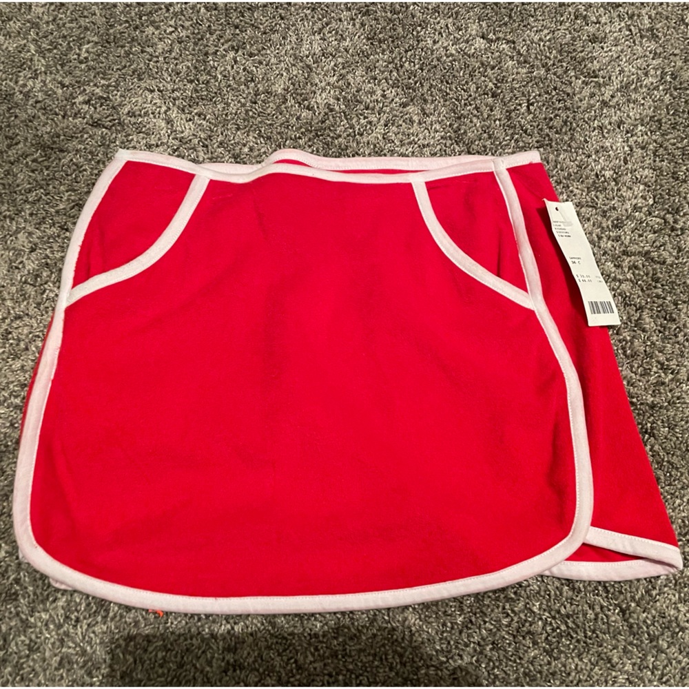 urban outfitters red mini skirt